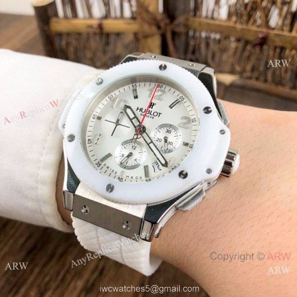 New Hublot Big Bang Evolution Watches SS Ceramic Bezel 44mm 3