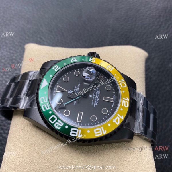 KS Factory Swiss Rolex GMT Master II Swiss ETA Watch GreenYellow Ceramic 3