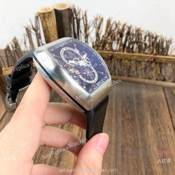 New Copy Franck Muller Vanguard Yachting Anchor Men Watch Skeleton Dial 3