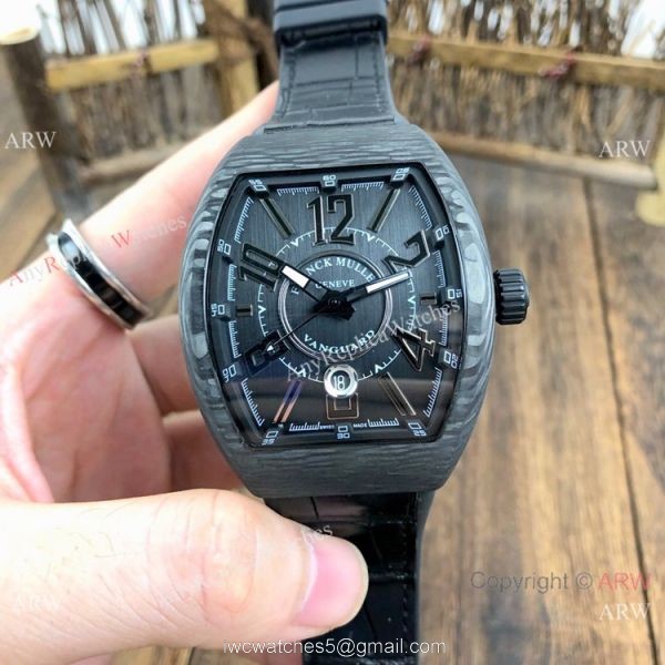 Swiss Quality Replica Franck Muller Vanguard Carbon Krypton Men Watches 3