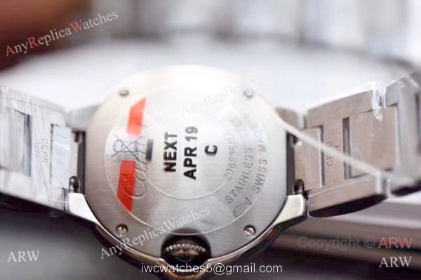 V6 Factory Swiss Cartier Ballon Bleu WE902073 Diamond Markers Watch 28mm 3
