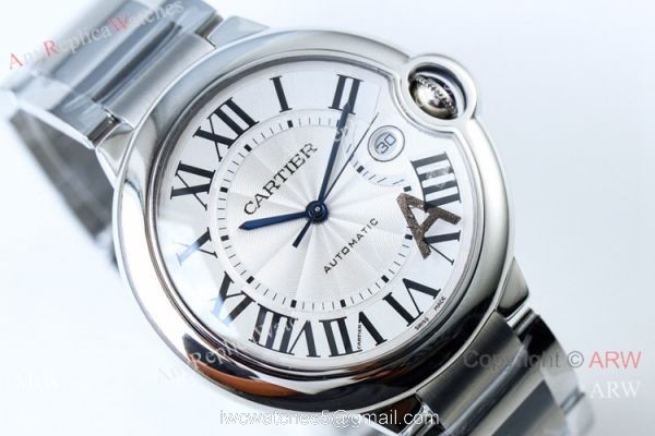 V6 Factory V5 Replica Ballon Bleu De Cartier Stainless Steel Watch 42mm 3