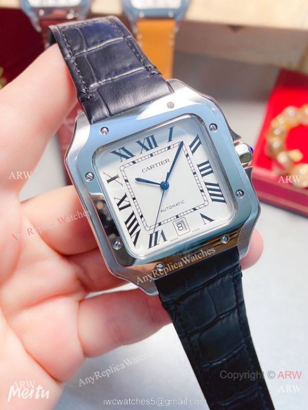 Top Replica Cartier Santos Men Watch Automatic Movement 3