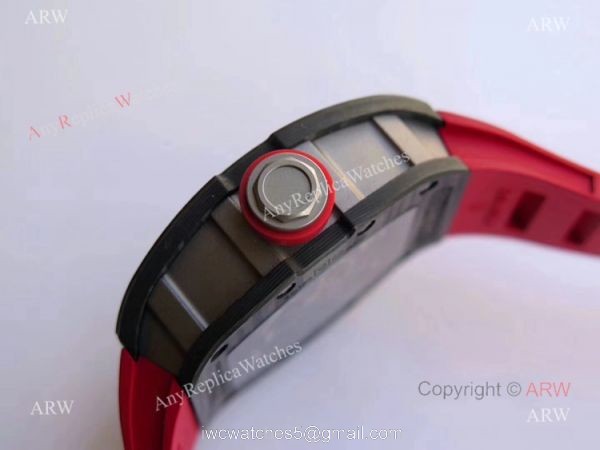 KV Factory Best Replica Swiss Richard Mille Carbon Fiber Skeleton Watches RM055 3