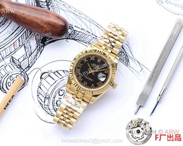NEW UPGRADED Rolex Datejust 2 Yellow Gold Jubilee Watch AAA Replica 3