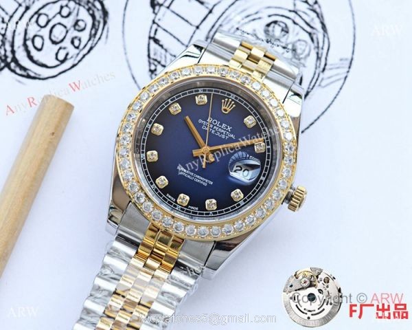 NEW UPGRADED Rolex Datejust Jubilee Band Diamond Bezel Watches 41mm 3