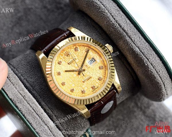 Upgraded Rolex Datejust II Copy Watches Rolex Computer Face Blue Leather Strap 41mm 3