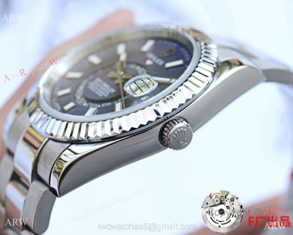 NEW UPGRADED Rolex Sky-Dweller 41mm Watches SS Blue Face 3