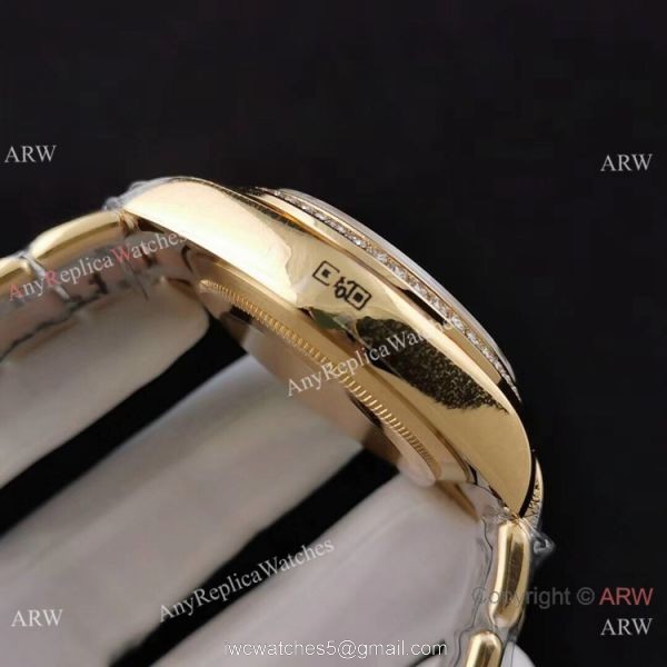 Rolex Day Date Special Edition Watch 40mm Gold Diamond Dial 3
