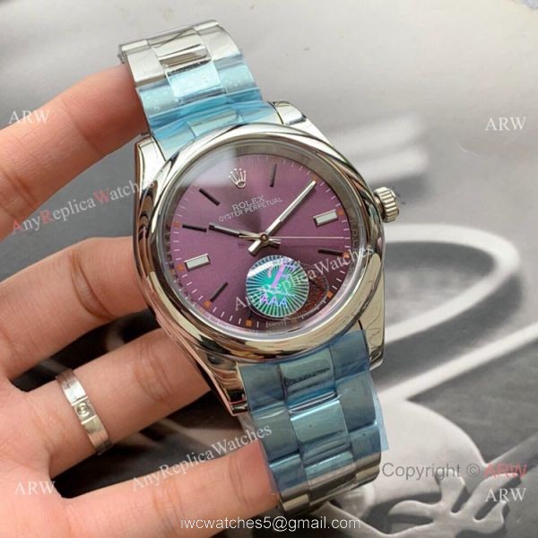 Copy Rolex Oyster Perpetual 41mm Watches Silver Dial Stainless Steel 3