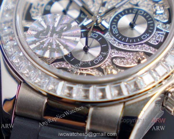 JH Factory Rolex Tiger Eye Rolex Daytona 116588 TBR Diamond Watch Replica 3