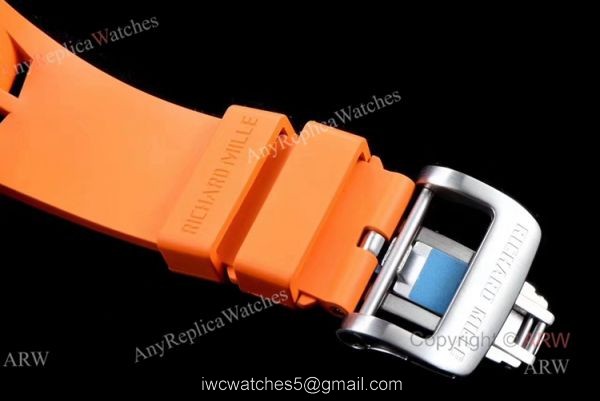 KV Factory Replica Richard Mille Orange Watch Best Fake Richard Mille RM11-03 Watches For Sale 3