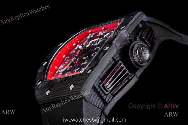 KV Factory Swiss Replica Richard Mille RM 011 Felipe Massa Black Night NTPT Carbon Watch 3