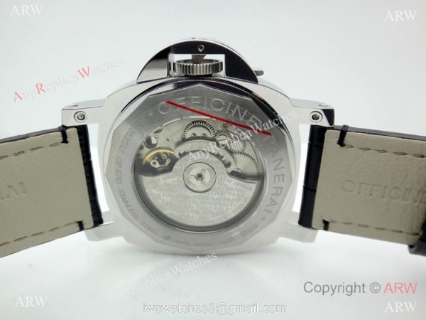 Copy Panerai Luminor GMT Automatic Watch Black Dial 3