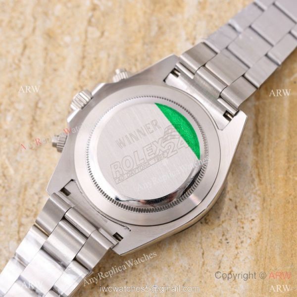 Swiss Quality Replica Rolex Comograph Daytona Rhodium Gray Watch 43mm 3