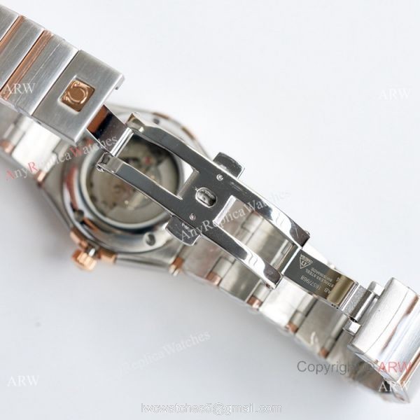 New! Swiss Quality Omega Double Eagle Women Diamond Bezel Japan NH05 Movement 3