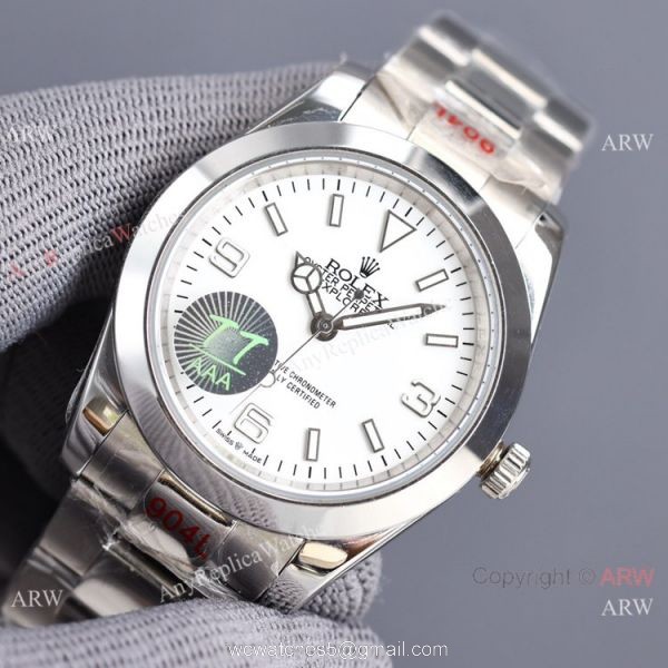 Swiss Quality Replica Rolex Explorer Stainless Steel 41mm Watch Citizen 8215 3