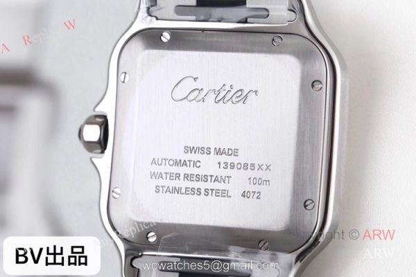 BV Factory 1:1 Copy Cartier Santos QuickSwitch Automatic Watch 3