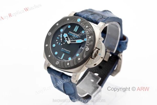 PAM00799 VS Factory Panerai Submersible 47mm Black Dial Automatic Replica Watch 3