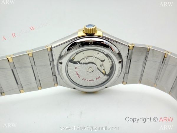 Replica Omega Constellation Two Tone Diamond Watch 38mm Men 3