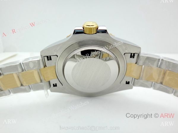 Rolex Submariner Two Tone Ceramic Bezel Gray Dial Watch Real Swiss 2836-2 3