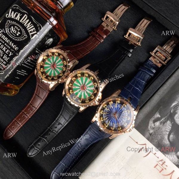Copy Roger Dubuis Excalibur Knights Of The Round Table II watch Rose Gold 3