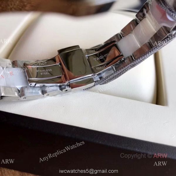 Swiss Grade New Replica Tag Heuer Aquaracer Lady Quartz White Ceramic Watch 35mm 3