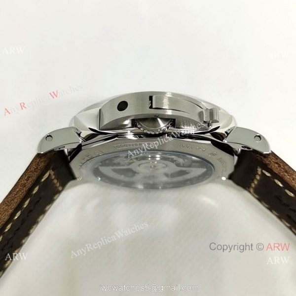 Best Copy Panerai Luminor GMT 72 Power Reserve Gray Dial Watch 44mm 3