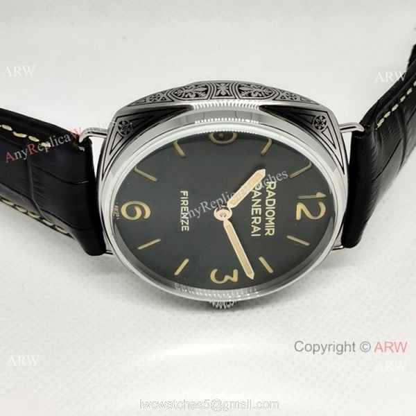 Officine Panerai Pam604 Radiomir Firenze Replica Watch SS Black Dial P3000 3