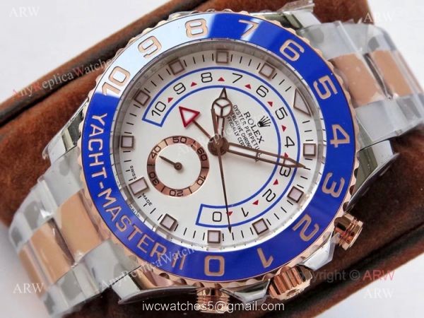 VR Factory New Rolex Yacht Master ii Two Tone Rose Gold Automatic Watch Replica 3