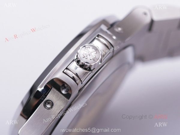 V9 Factory Replica Patek Philippe AAA Nautilus 5726 Gray Dial Moon Phase Watch 3