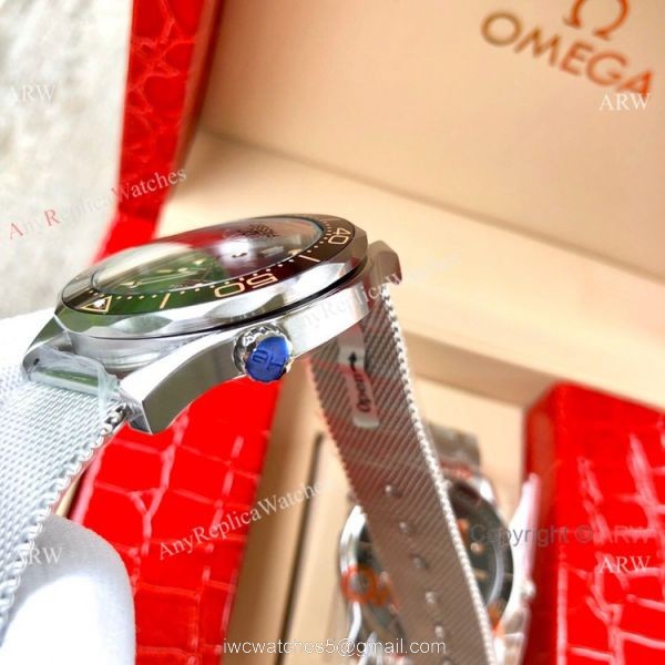 2020 New Omega Seamaster 007 No Time To Die Watch Stainless Steel Mesh Strap 3