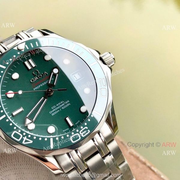 Fake Omega Seamaster James Bond 007 Blue Dial Stainless Steel Watches 3