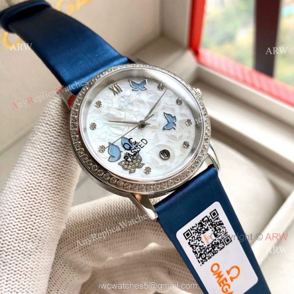 Replica Omega De Ville Special Edition Lady Watches Rose Gold 3