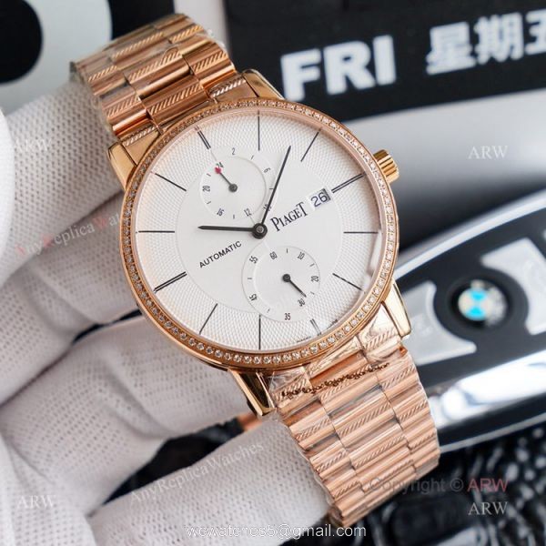 New Swiss Replica Piaget Altiplano Rose Gold Automatic Watch 41mm 3