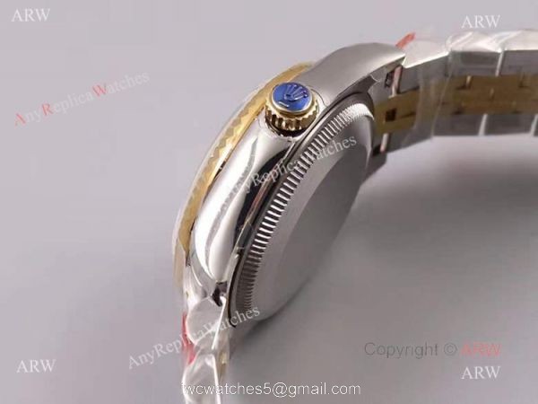 (TWF) Green Dial Rolex Datejust Jubilee Bracelet Swiss Replica Watches 31mm 3