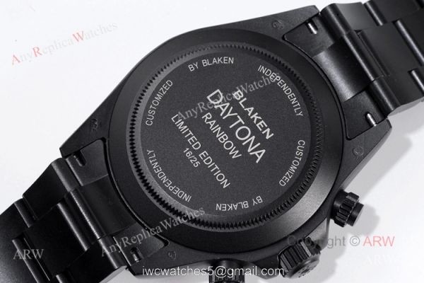 Best Replica Rolex Daytona Rainbow Black Rolex Daytona Rainbow Diamonds Watch 3