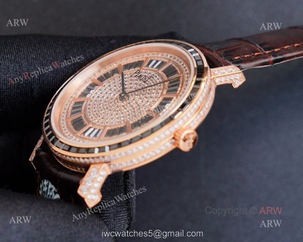 New Rose Gold Piaget Altiplano Diamond Watch 41mm Best Replica 3
