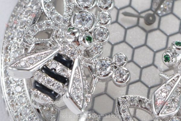 Swiss Replica Cartier Le Cirque Animalier De Cartier With Bees Decor Diamond Watch 3