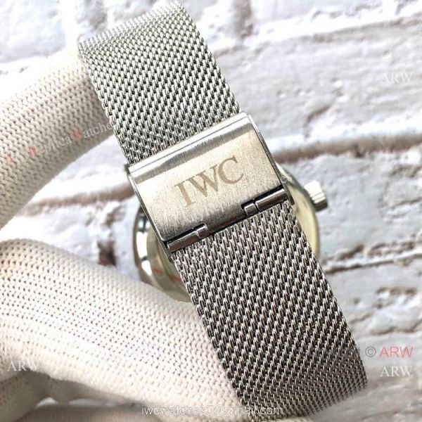 New IWC Portofino Stianless Steel White Face Watch Men 3
