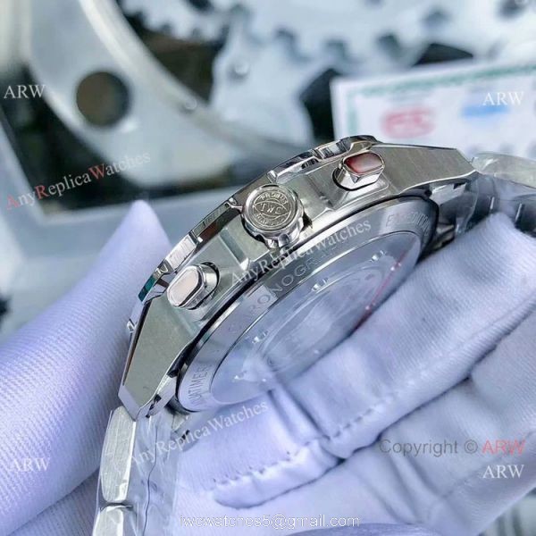 AAA Replica IWC Schaffhausen Aquatimer Ss Blue Dial Watches 43mm 3