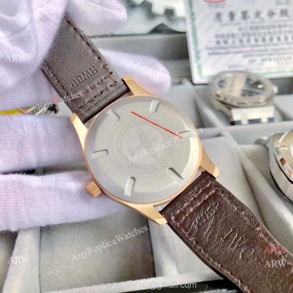 AAA Replica IWC Big Pilots Spitfire Automatic Watch Rose Gold 3