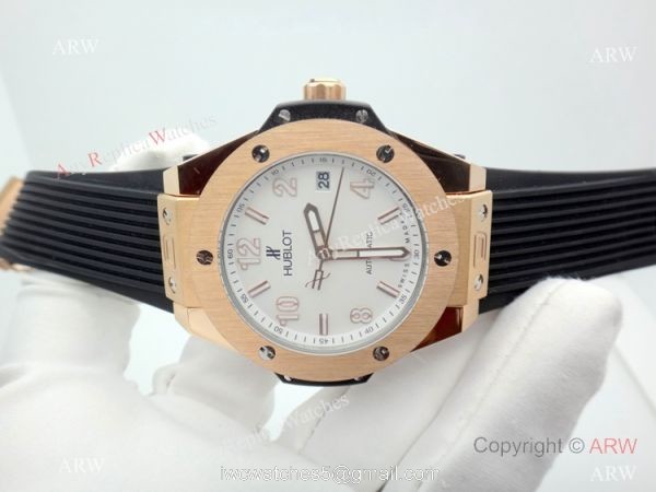 Copy Hublot Big Bang Rose Gold Women Watch 38mm Quartz 3