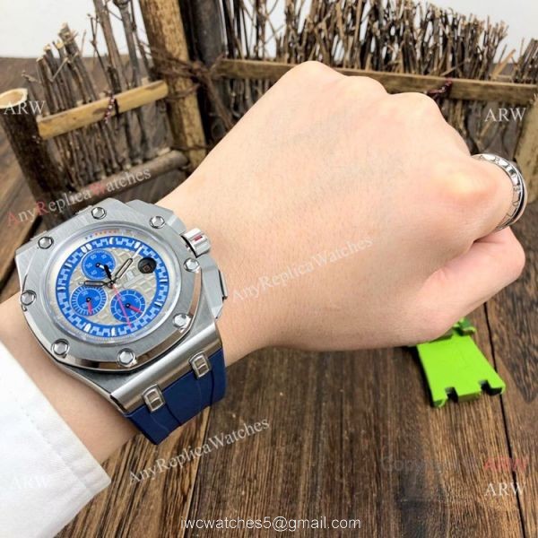 New Replica Audemars Piguet Michael Schumacher Watch Blue Dial Automatic 3