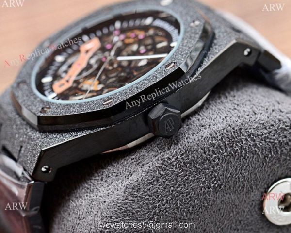New Copy Audemars Piguet Royal Oak &8216;Frosted Watch Skeleton Dial 42mm 3