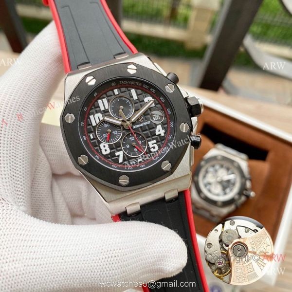 Best Copy Audemars Piguet Royal Oak offshore 42mm Watches Rubber Band 3