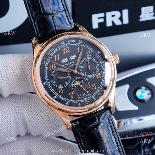 Swiss Grade Replica Patek Philippe Base 1000 Yellow Gold Watches 3
