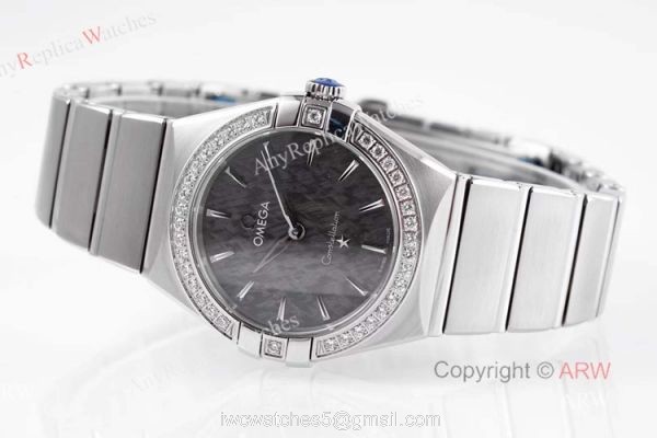 New Omega Constellation 2020 Omega Constellation Quartz Swiss Made Diamond Bezel Replica Watches 3