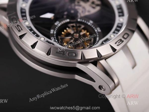 Swiss Copy Roger Dubuis Excalibur Spider Single Flying Tourbillon Watch 45mm 3