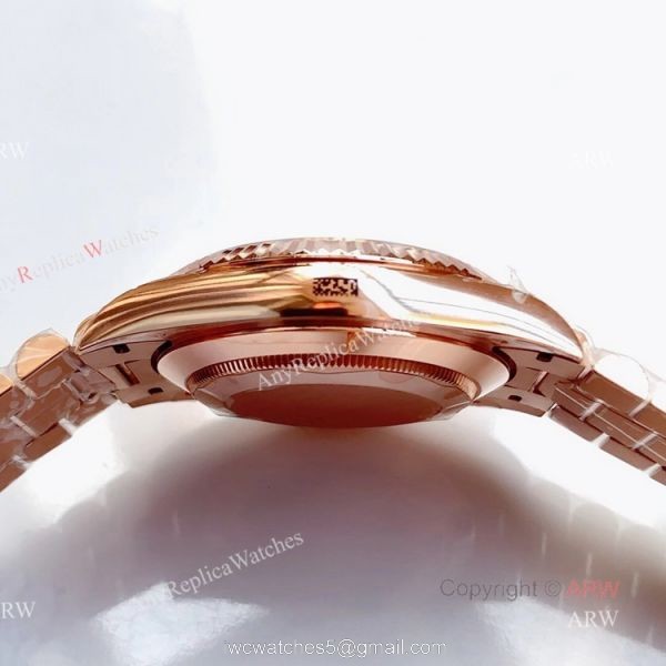 AAA Grade Replica Noob Rolex Day Date Rose Gold Swiss 3255 Automatic Watch 3